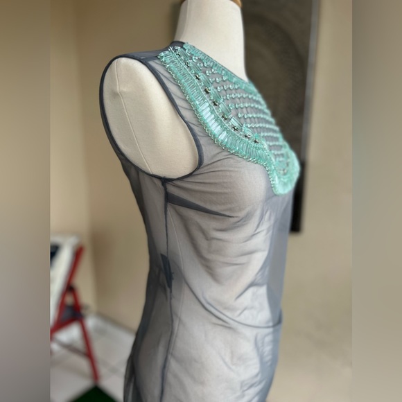 Prada embellished sheer top size 38 (Europe) or S/4 American - Picture 6 of 8